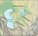Aral Sea Region Map