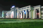 Railway Station Tashkent Night View
